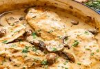 Blanquette de poulet aux champignons