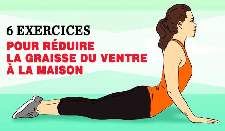 6 meilleurs exercices pour réduire naturellement la graisse du ventre et perdre du poids à la maison