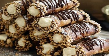 Cannoli Sicilien mascarpone et noisettes