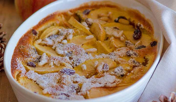 Clafoutis aux pommes Cyril Lignac