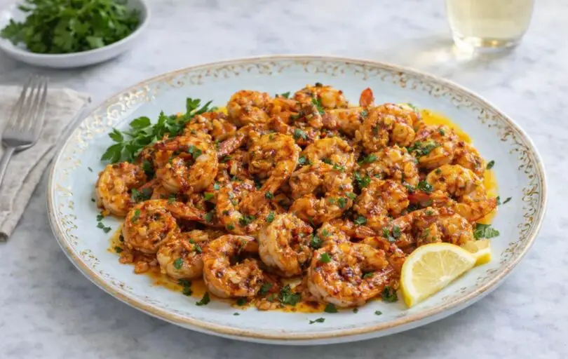 Crevettes hawaïen au beurre et à l’ail