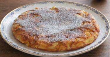 Gâteau à la poêle aux pommes
