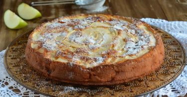 Gâteau aux pommes et au mascarpone