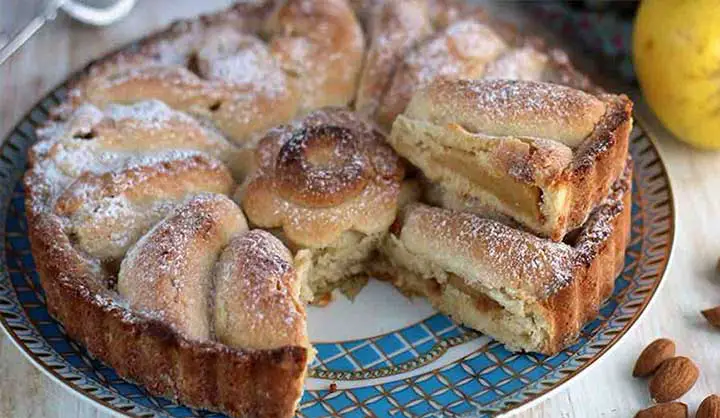 Gâteau aux pommes et aux amandes