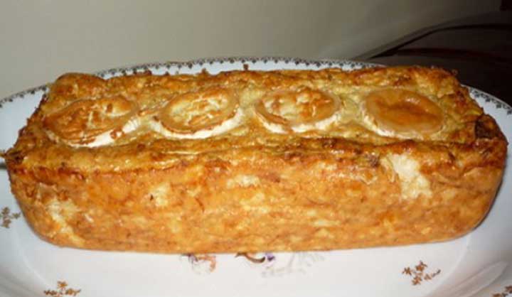 Gâteau de courgette au chèvre facile