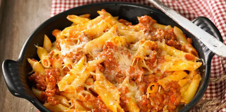 Gratin de Penne à la Sicilienne facile et très bon