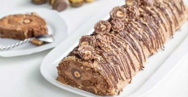 La bûche Ferrero Rocher