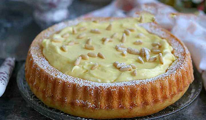 La délicieuse tarte douce de grand-mère