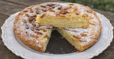 La fameuse tarte italienne de la grande-mère « torta della nonna »