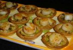 Mini-tartelettes aux noix de Saint-Jacques et fondue de poireaux –Entrée festif et raffiné