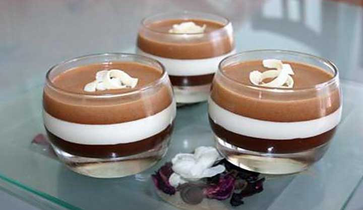 Mousse aux trois chocolat