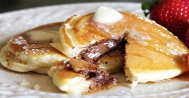 Pancakes fourrés au Nutella