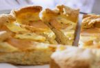 Quiche au saumon fumé et crevettes