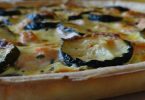 Quiche saumon, courgette et parmesan