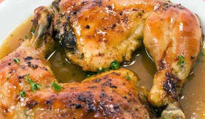 Recette Poulet au Four au Citron Facile Pas à Pas