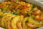 Recette santé : délicieux gratin de crevettes et pommes de terre sans lait, sans gluten