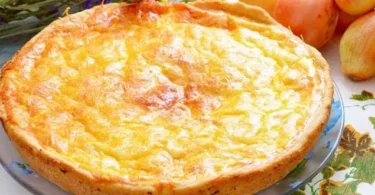 Tarte à l’oignon et au fromage blanc