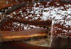 Tarte au chocolat et caramel beurre salé