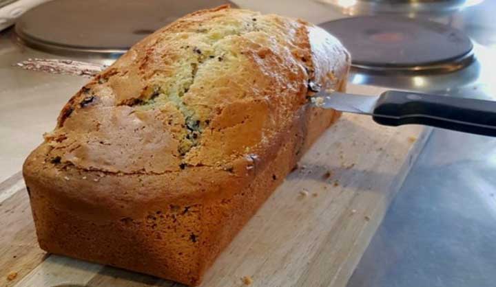 Cake à la Noix de Coco et Pépite de Chocolat Noir