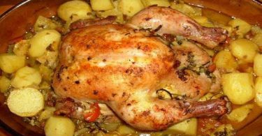 Poulet pomme de terre