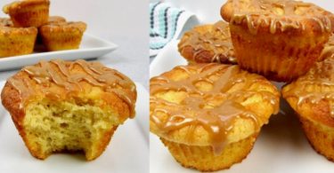 Muffins au caramel au beurre salé