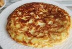 Tortilla aux pommes de terre légère