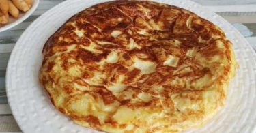 Tortilla aux pommes de terre légère