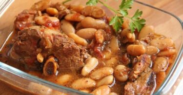 Recette Ragoût d’agneau aux haricots