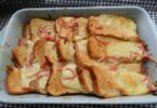 Recette pain perdu salé jambon- raclette