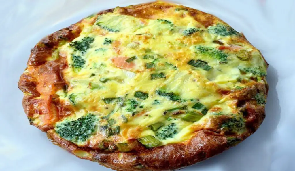 Quiche Sans Pâte au Saumon Brocoli et Kiri Weight Watchers - Mes