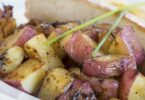 Boudin blanc et pommes de terre "Chérie" au four