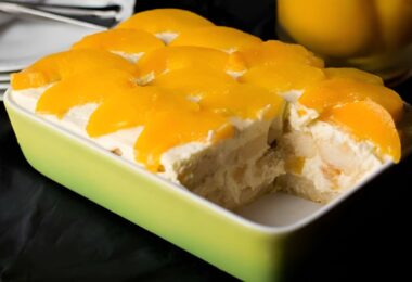Recette de Tiramisu à la pêche au sirop