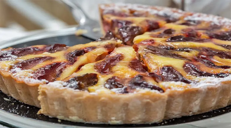 La tarte aux prunes à l’alsacienne