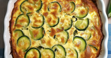 Flan de courgettes