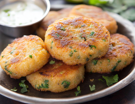 Galettes de pommes de terre à l'indienne