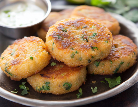 Galettes de pommes de terre à l'indienne