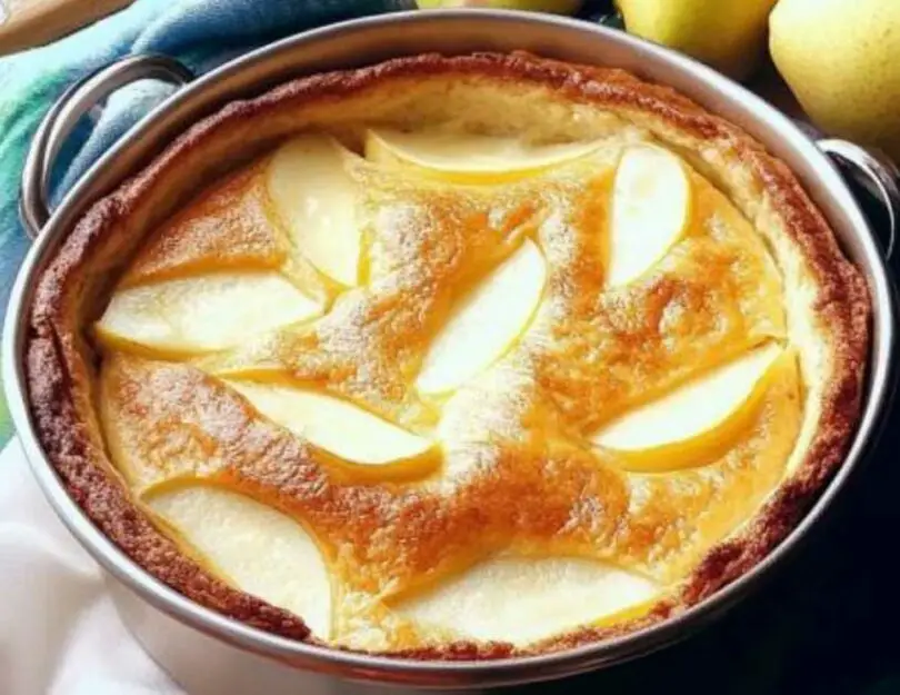 Clafoutis aux poires facile