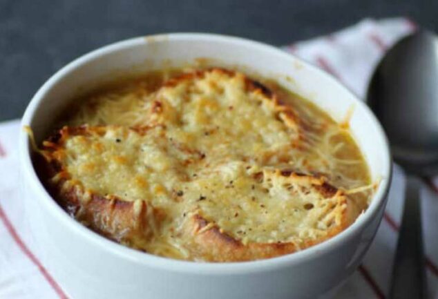 Soupe À L’oignon Gratinée Au Four