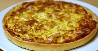 Tarte Oignons Chorizo