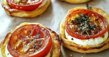 Tartelettes Chorizo, Tomate et Chèvre