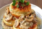 Vol-au-Vent au Poulet et Champignons