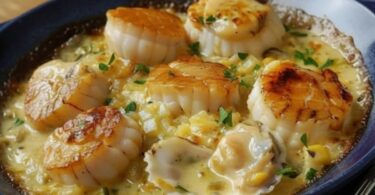 Saint-Jacques en sauce normande – Crémeuses, fines et élégantes