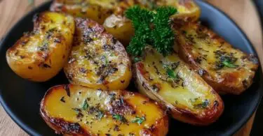 Pommes de terre à l’ail et au beurre au four