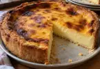 Flan du boulanger traditionnel, haut et ultra crémeux