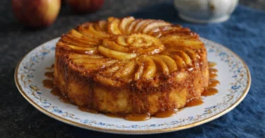 Gâteau renversé aux pommes caramélisées, moelleux et ultra gourmand