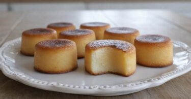 Moelleux aux amandes et compote de pommes