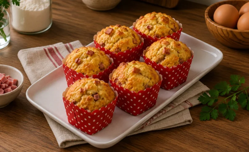 Petits Cakes au Jambon et Vache Qui Rit : Recette Facile et Moelleuse