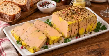Foie gras mi-cuit en terrine