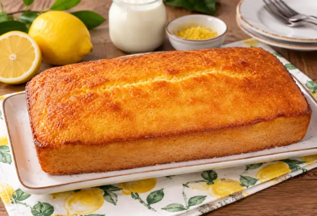 Gâteau au yaourt et au citron, moelleux et facile à préparer
