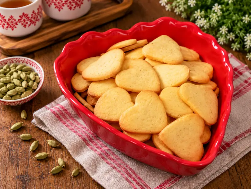 Sablés à la cardamome, des biscuits au beurre délicatement parfumés